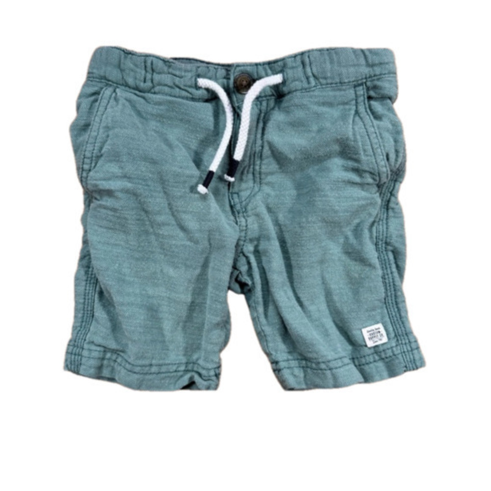🔥🔥H&M Green Cotton Blend Relaxed Shorts